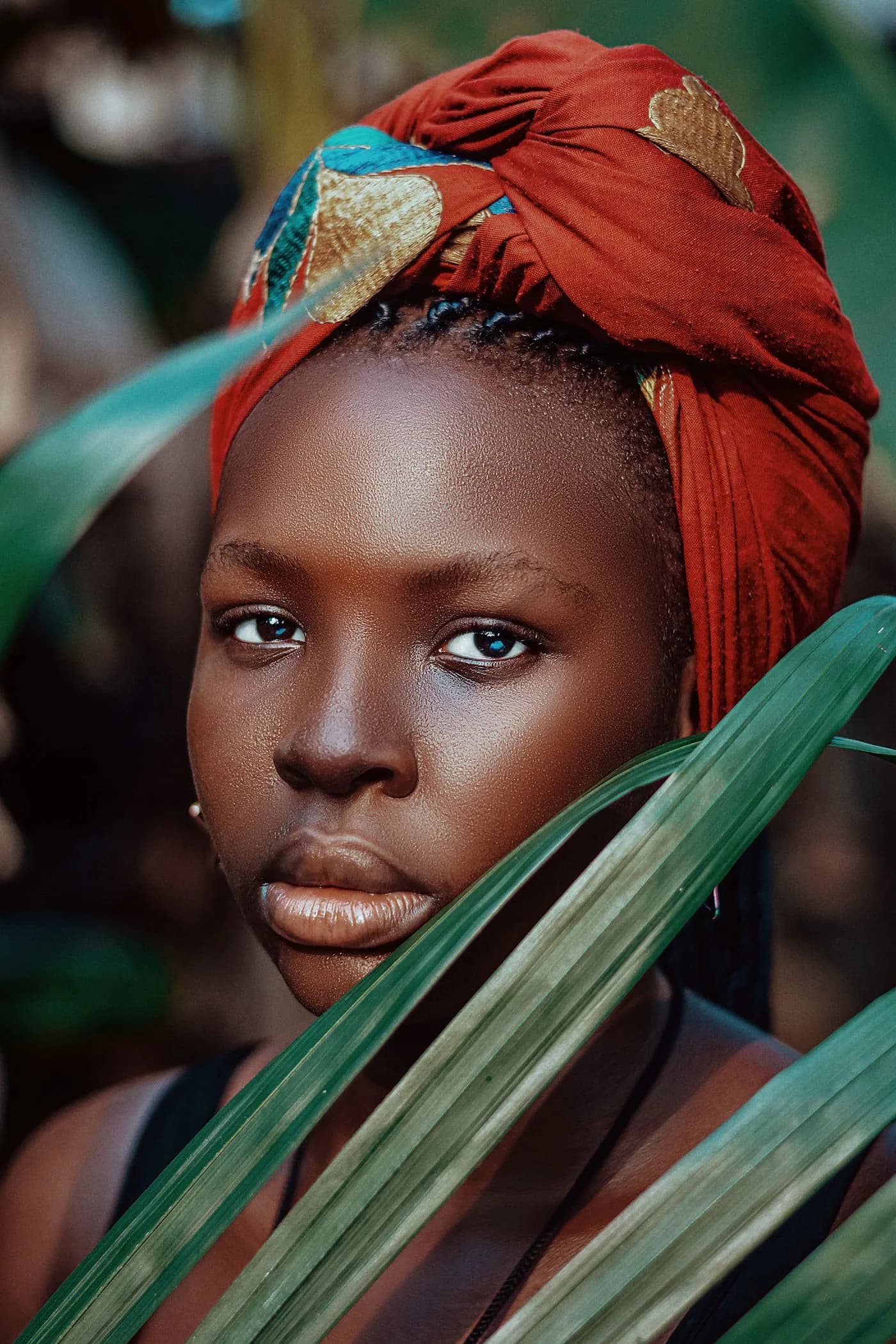 Nigerian woman outdoors